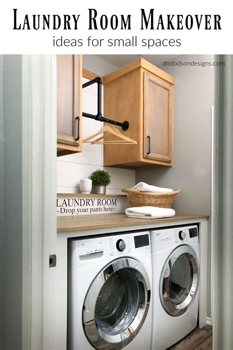 Small Laundry Room Makeover - DIY Renovation | Do Dodson Designs