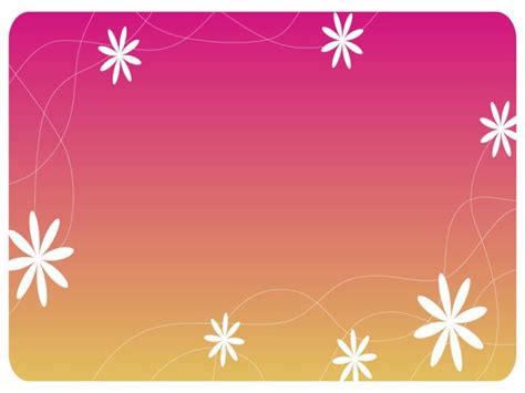 Cute Flowers Design Photo Backgrounds for Powerpoint Templates - PPT ...