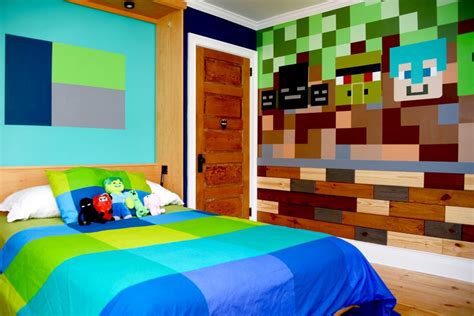 Need a few Minecraft ideas for your kid's bedroom? Here's what we did.