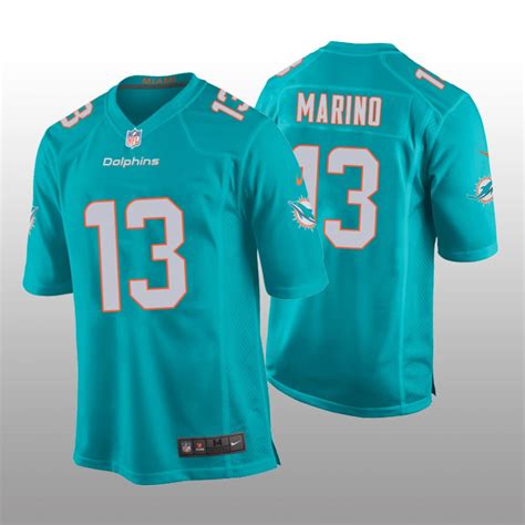 Miami Dolphins Dan Marino Aqua Jersey Game - Youth - OKNFL Jersey Shop