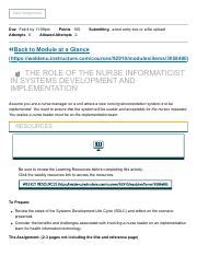 Role Description for Nurse Informaticist in Systems Development ...