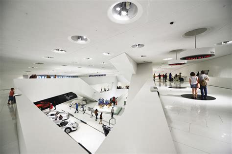 karatzas highlights the architecture of delugan meissl's porsche museum