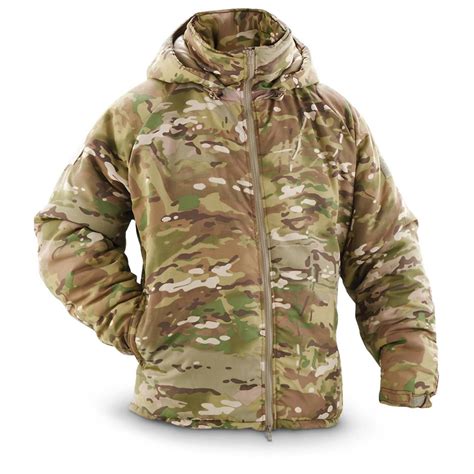 U.S. Military Surplus Primaloft Hooded Jacket, New - 594051, Camo ...