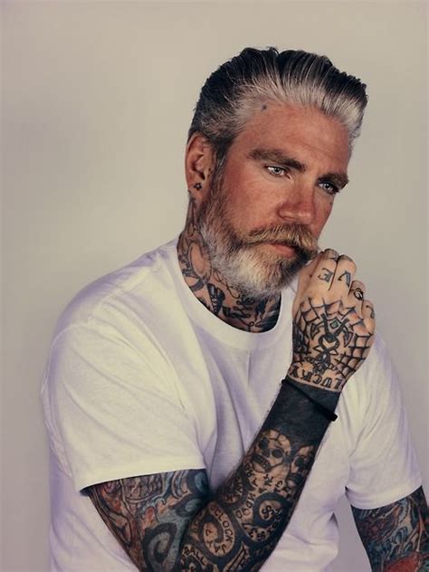 Badass Old Man With Tattoos