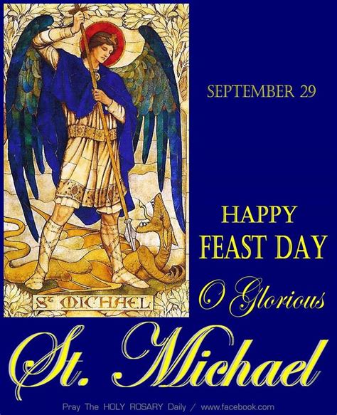 Feast of St.Michael | Happy feast, Happy feast day, St michael feast day