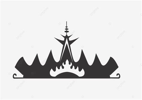 Siger Lampung Vector Icon Province Of Indonesia, Siger, Logo, Lamp Icon PNG Transparent Image ...