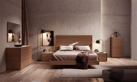 Exclusive Wood Luxury Bedroom Furniture Garland Texas J&M-Furniture-Faro-Walnut-Grey