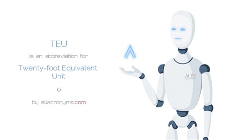 TEU Twenty-foot Equivalent Unit