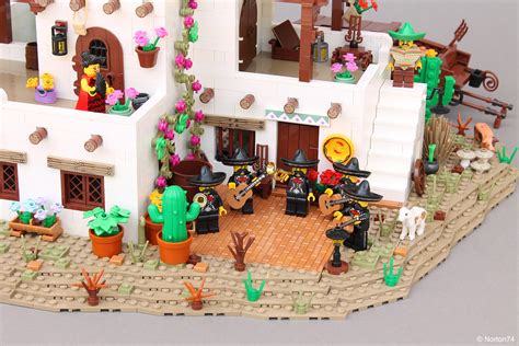 [MOC] Mariachi wagon and Mexican house - LEGO Historic Themes - Eurobricks Forums