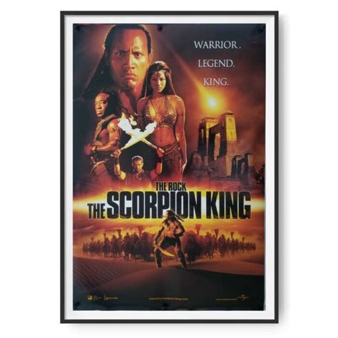 The Scorpion King (2002) Original US One Sheet Poster - Cinema Poster ...