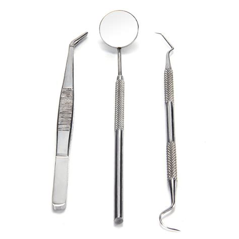 Stainless Steel Dental Instruments Mouth Mirror Explorer Plier