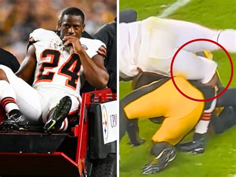 NFL news 2023: Cleveland Browns’ Nick Chubb exits ‘Monday Night Football’ with ghastly knee ...