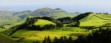 Images of Portugal | Volcanic craters along the São Miguel island. Azores islands, Portugal