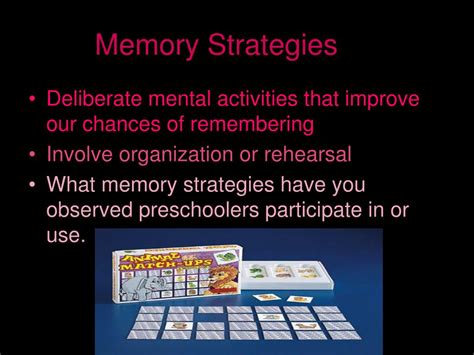 PPT - Memory Strategies/ Rehearsal, Organization & Elaboration ...