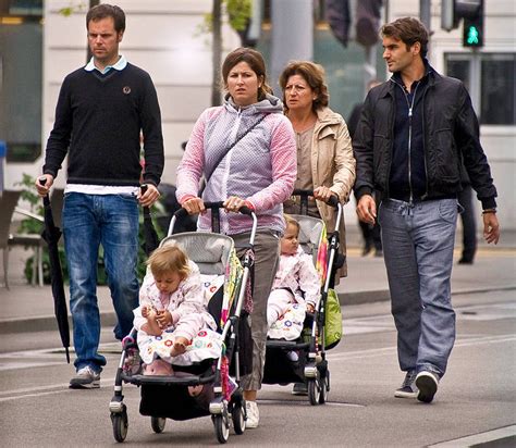 Roger Federer's family - Mirka and twins Myla Rose and Charlene Riva