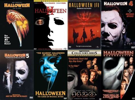 My favorites are Halloween (1978), Halloween II (1981), Halloween IV, Halloween V, … | Halloween ...