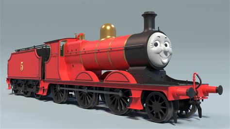 RWS James the Red Engine (1925-1965) by MaxtheModellingDude on DeviantArt