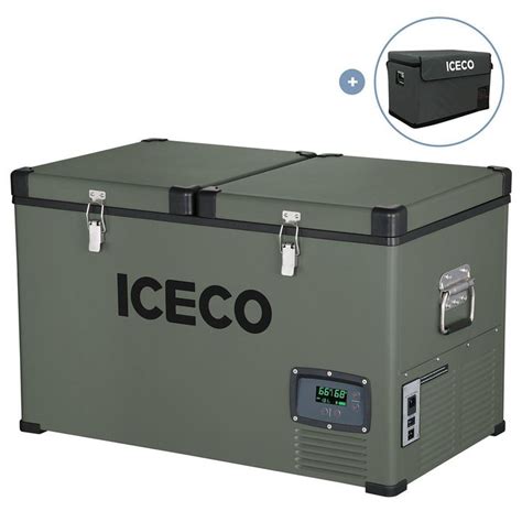 68.7QT 65 Dual Zone 12V Fridge With Cover Slide| ICECO | Portable fridge, Outdoor mini fridge ...