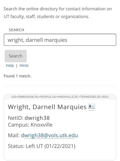 Darnell Wright Leaves Tennessee • The Voice Of Motown