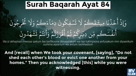 Surah Al-Baqarah Ayat 83 (2:83 Quran) With Tafsir - My Islam