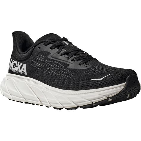 Hoka Arahi 7 Wide Running Shoes Women - black / white | BIKE24