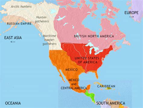 Map of North America in 1500 BCE | TimeMaps