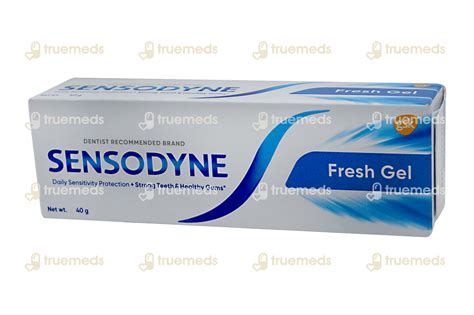 Sensodyne Fresh Mint Gel 40 Gm - Uses, Side Effects, Dosage, Price | Truemeds