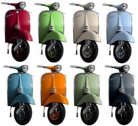 Vespa colors | ベスパスクーター, ベスパ スプリント, ヴィンテージベスパ