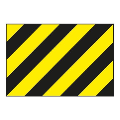 Mandatory Safety Sign - Black/Yellow Warning Panel 600mm x 400mm