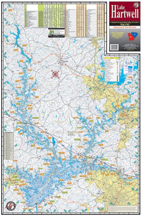 Lake Hartwell #302 – Kingfisher Maps, Inc.