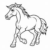 Cool Horse Coloring Pages sketch template