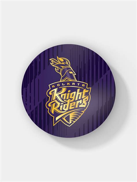 Buy KKR Emblem - Circular Coaster (Pack of - 4) From Fancode Shop.