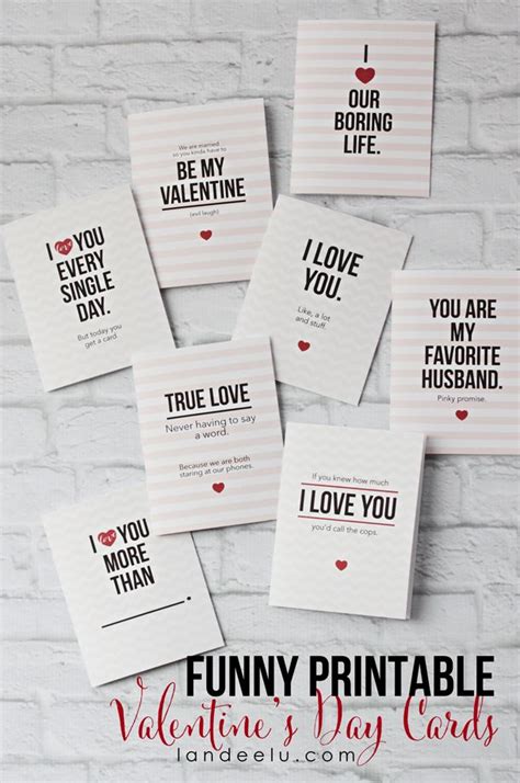 Funny Printable Valentine's Day Cards