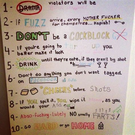 House party rules | laughter is the best medicine | Pinterest