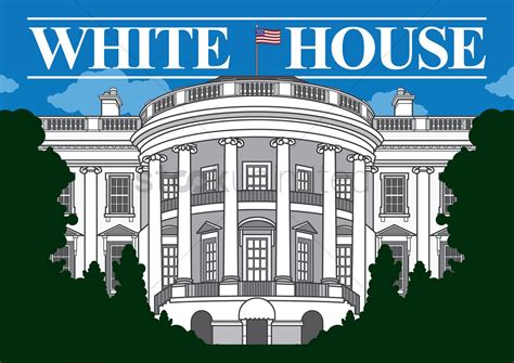 The White House Vector at Vectorified.com | Collection of The White House Vector free for ...