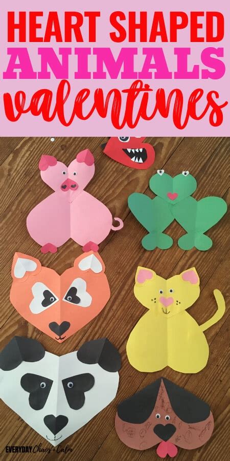 6 Adorable Heart-Shaped Animal Crafts For Valentine's Day