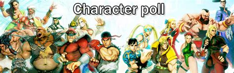 Poll: Which characters do you plan on playing in Street Fighter 5?