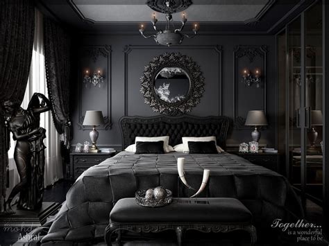 Bedroom Design Black - LindaTanner