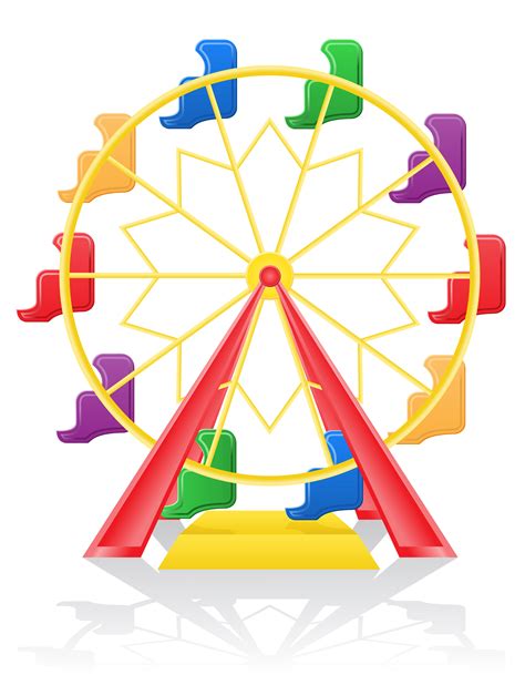 ferris wheel vector illustration 510532 Vector Art at Vecteezy