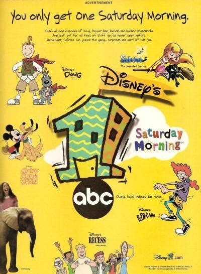 Disney’s One Saturday Morning : r/nostalgia