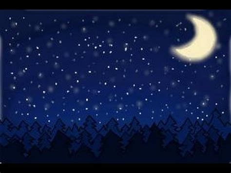 How to draw a night sky - YouTube