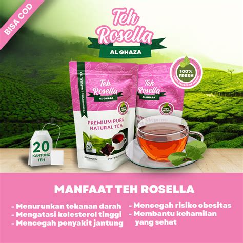 Jual Teh Rosella Alghaza / Teh Celup Rosella / Teh Rosella | Shopee Indonesia