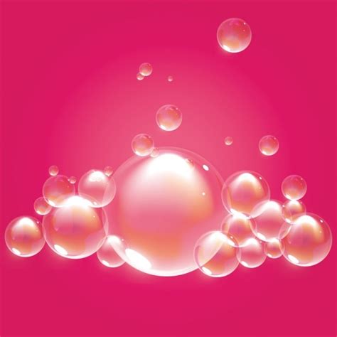 Free Vector | Pink background with bubbles