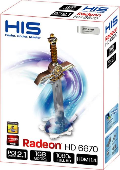 HIS AMD/ATI Radeon HD 6670 1 GB GDDR5 Graphics Card - HIS : Flipkart.com