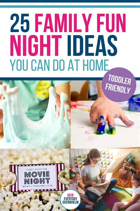 Family Fun Night Ideas At Home: Stuck in the house with your kids? Here ...