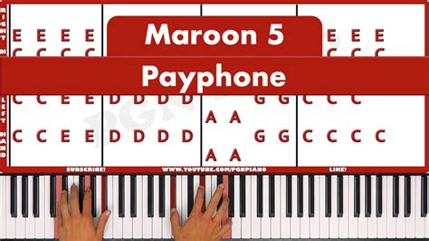 Maroon 5 – Payphone – Easy – MARKS PIANO