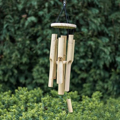 Bamboo Wind Chimes | Wooden Chimes | Eco-Friendly Hanging Decoration ...