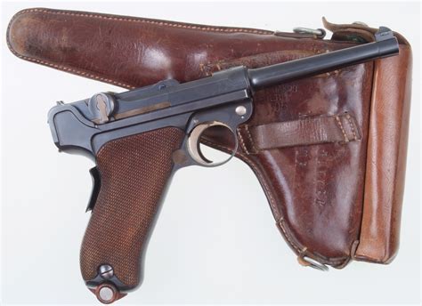 Luger, 1900 Swiss, Military, Wide Trigger, Holster - Historic Investments