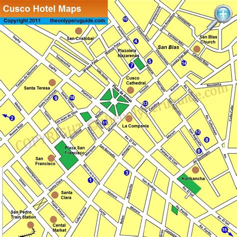 Cusco Hotel Locations - The Only Peru Guide