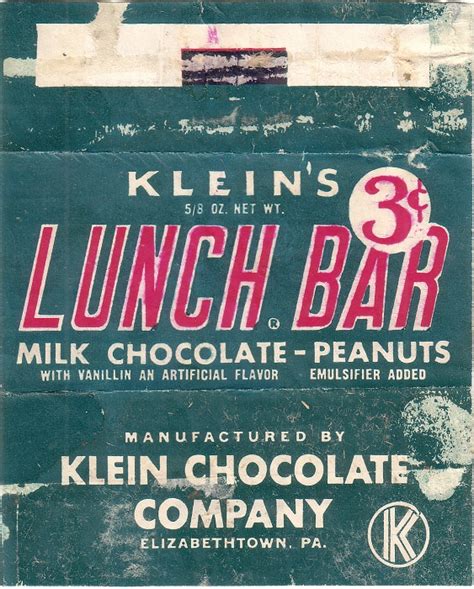 1960s Lunch Bar – Candy Wrapper Archive